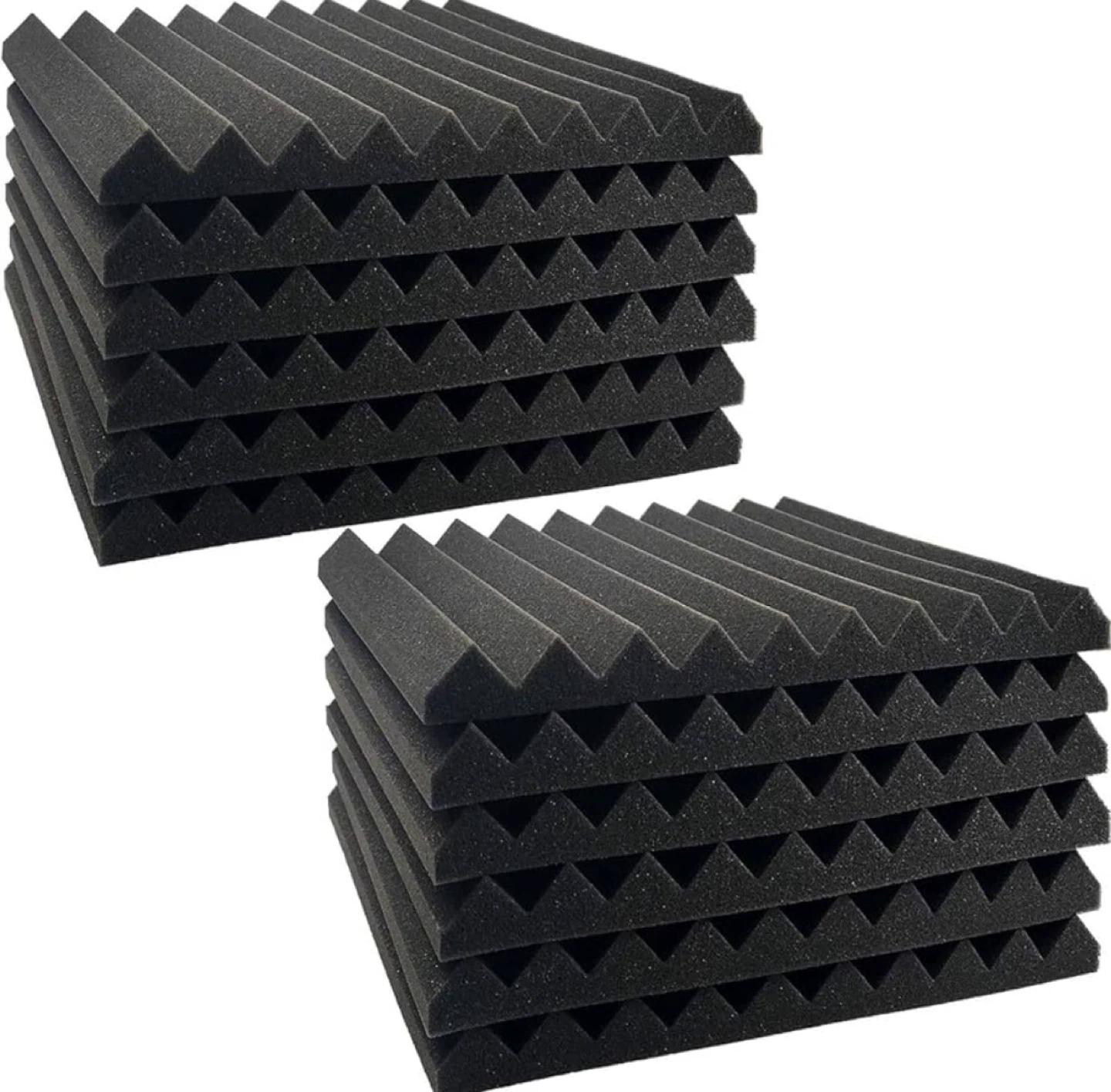 Black Acoustic Foam Panels - photo 2