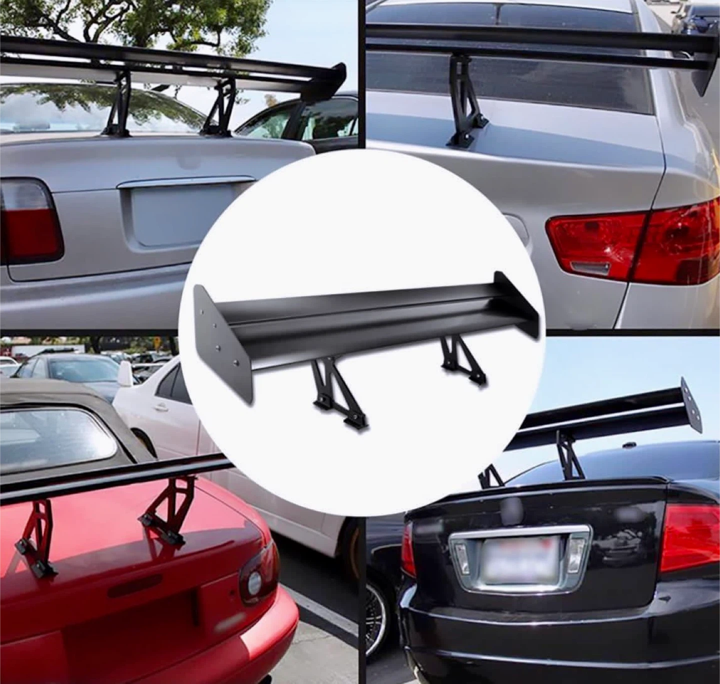 UNIVERSAL ALUMINUM CAR GT SPOILER WING - BRAND NEW