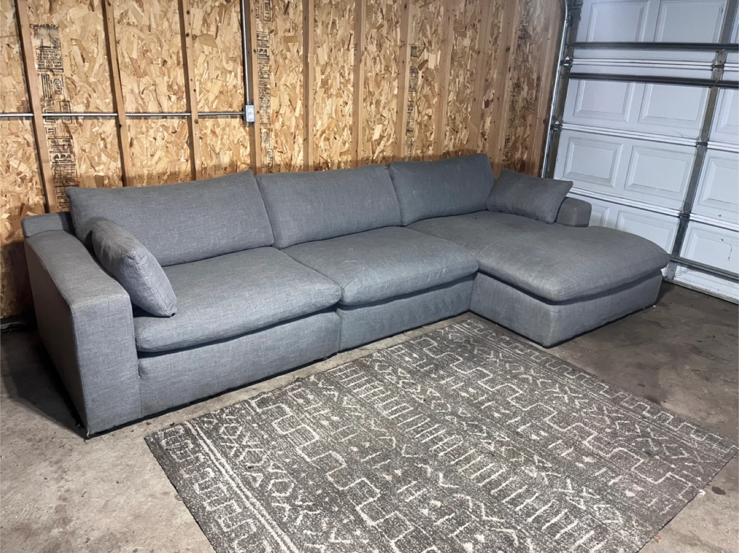 FREE DELIVERY - Modern Gray Modular Sectional - photo 2