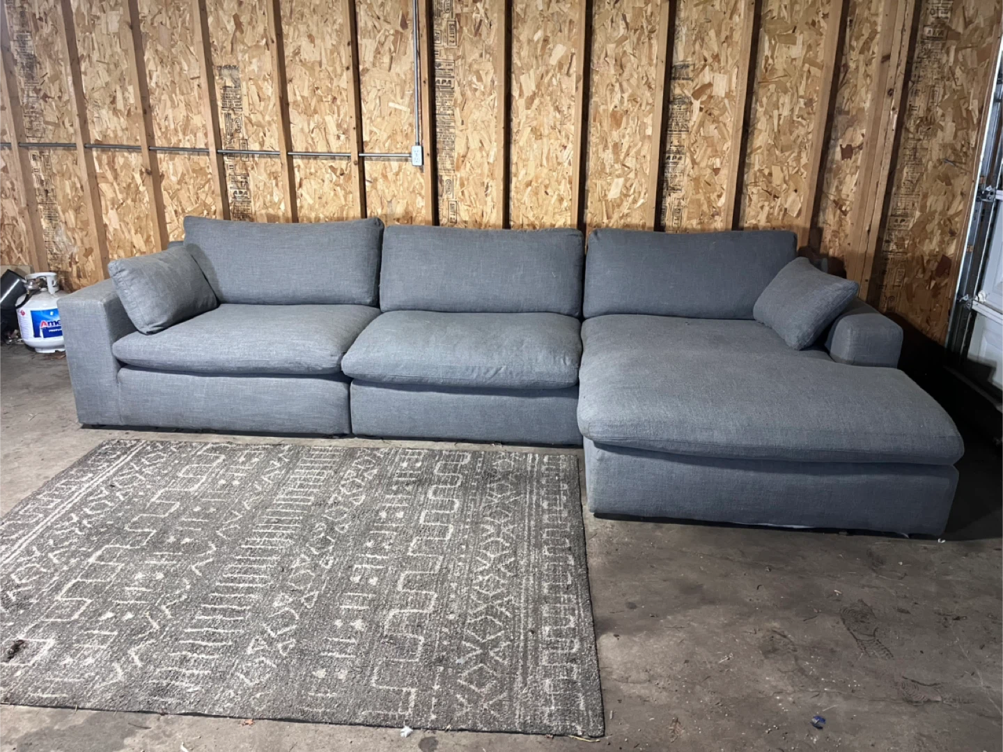 FREE DELIVERY - Modern Gray Modular Sectional