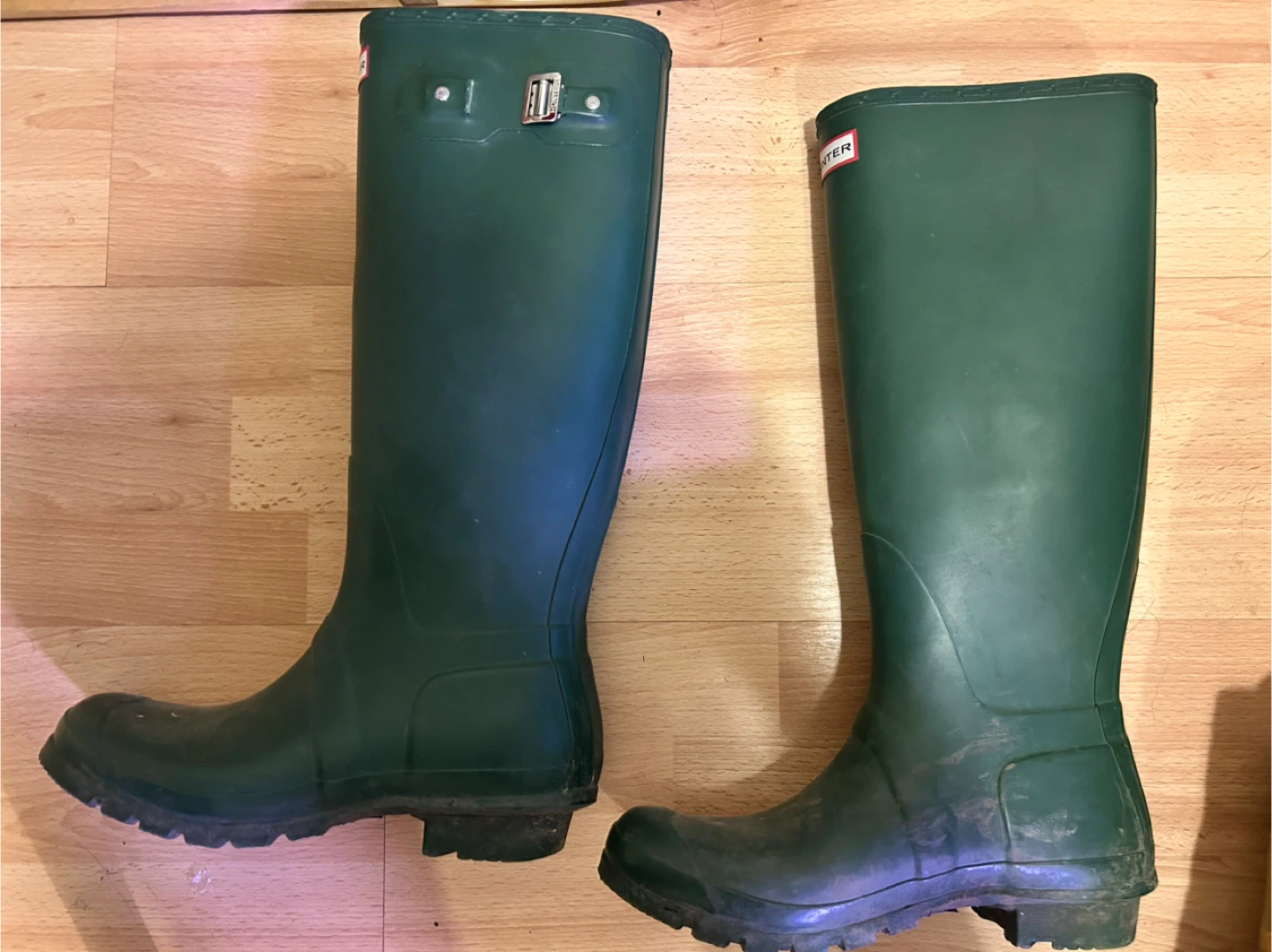 Hunter Original Tall Rain Boots Green US 8