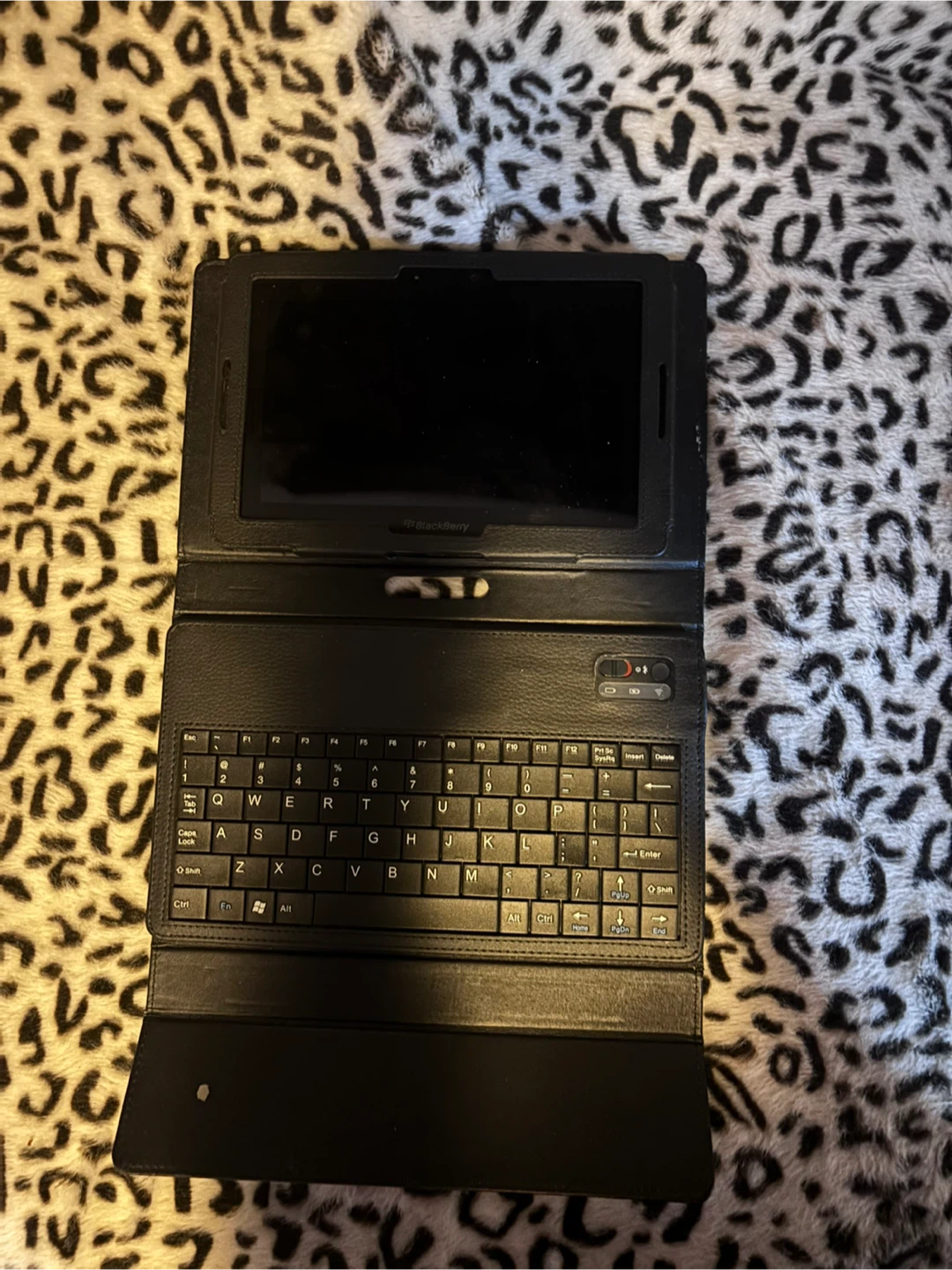 BlackBerry with Tablet Case with Keyboard
