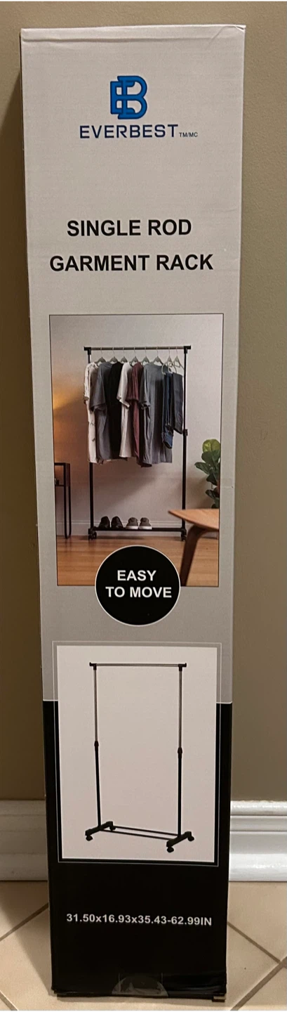 Single Rod Garment Rack New