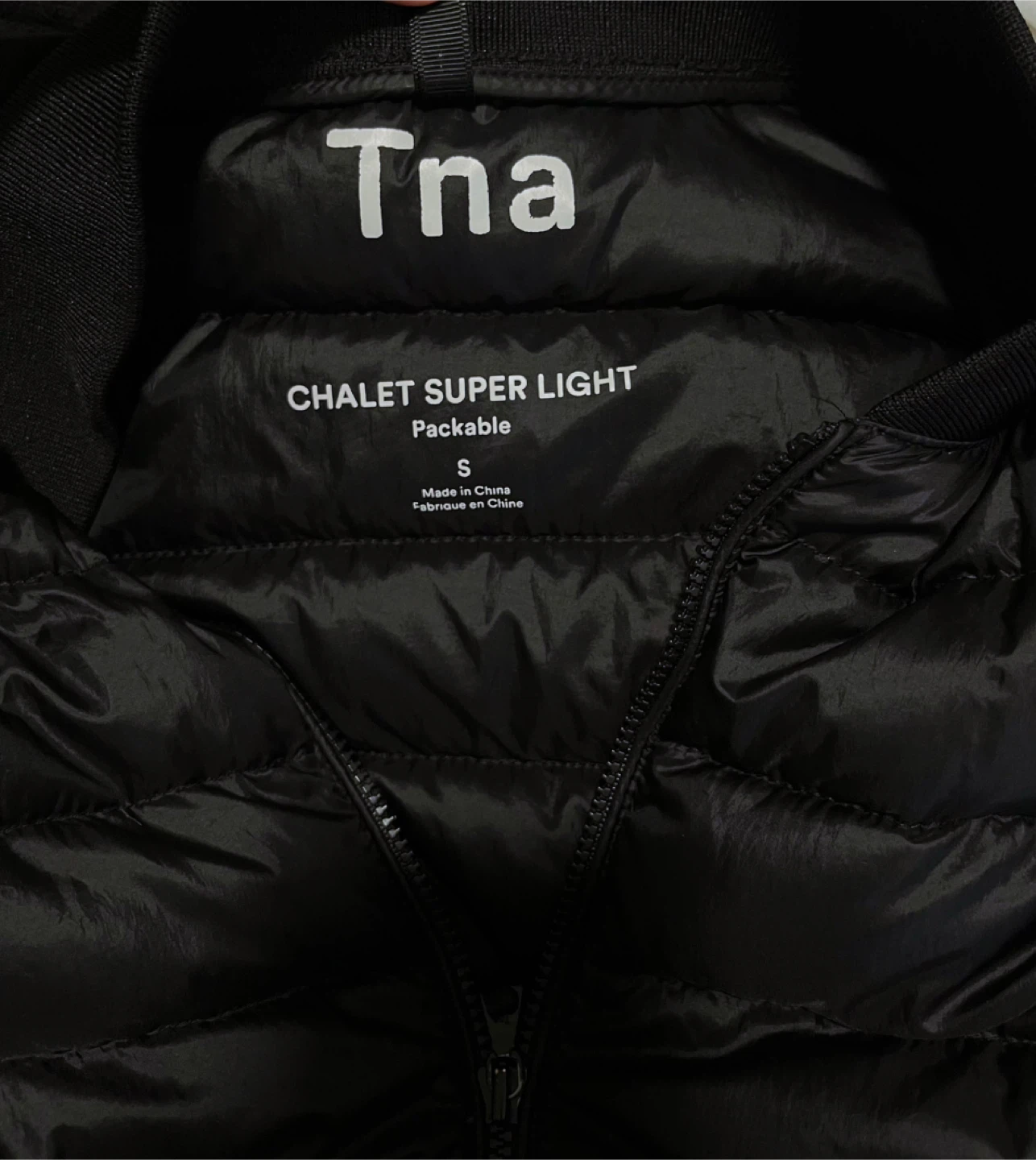 Tna Super Light Packable Bomber Jacket Size S - photo 3