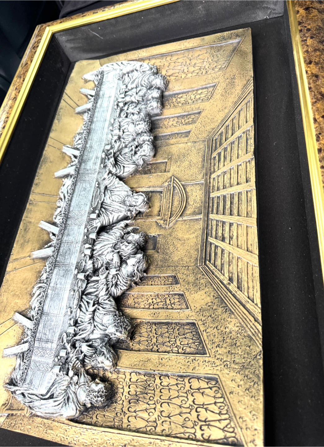 Framed "The Last Supper" Relief Art Piece (30”x20”) - photo 4