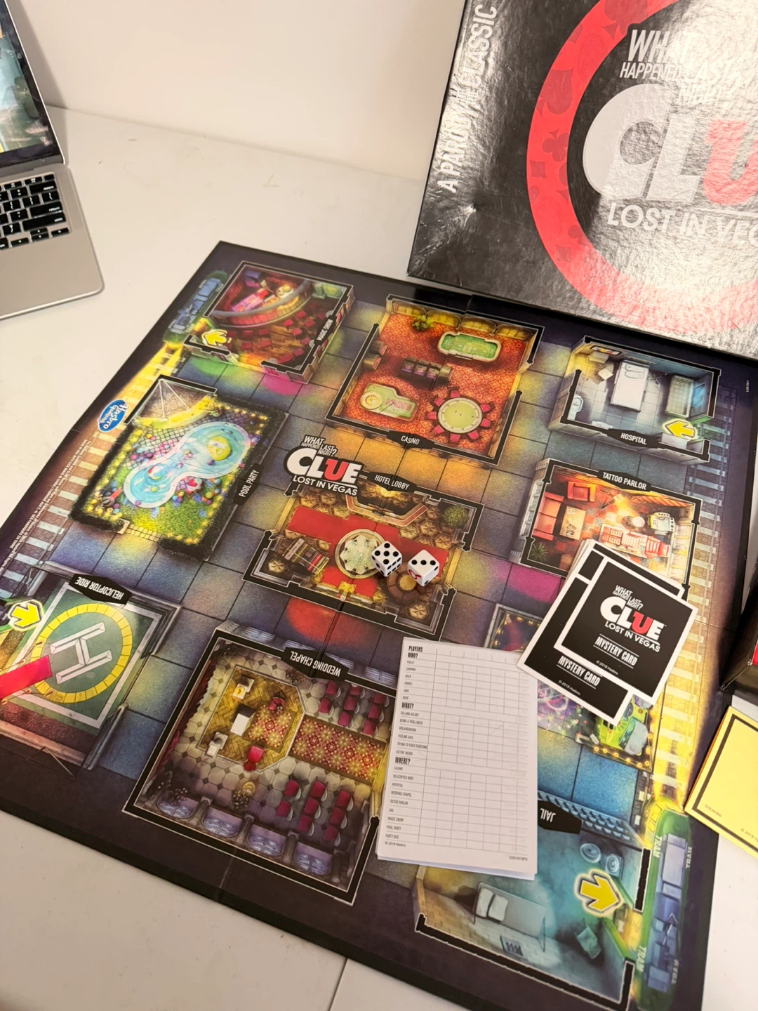 Clue Lost in Vegas Board Game - photo 2