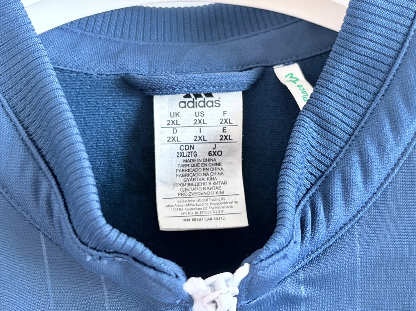 Authentic Adidas Vancouver Whitecaps Full Zip Jacket Size 2XL - photo 3