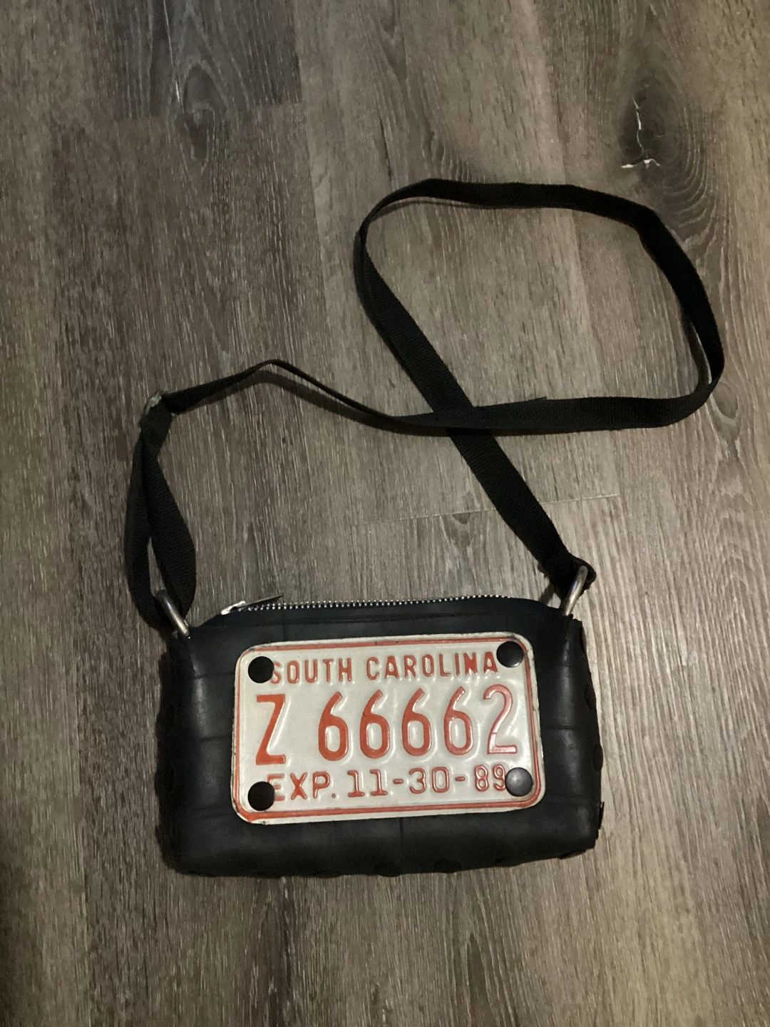 Vintage 1989 License Plate Purse
