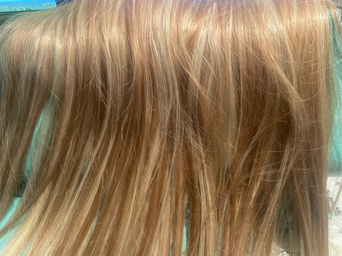 Honey Blonde Straight Hair Extensions - photo 3