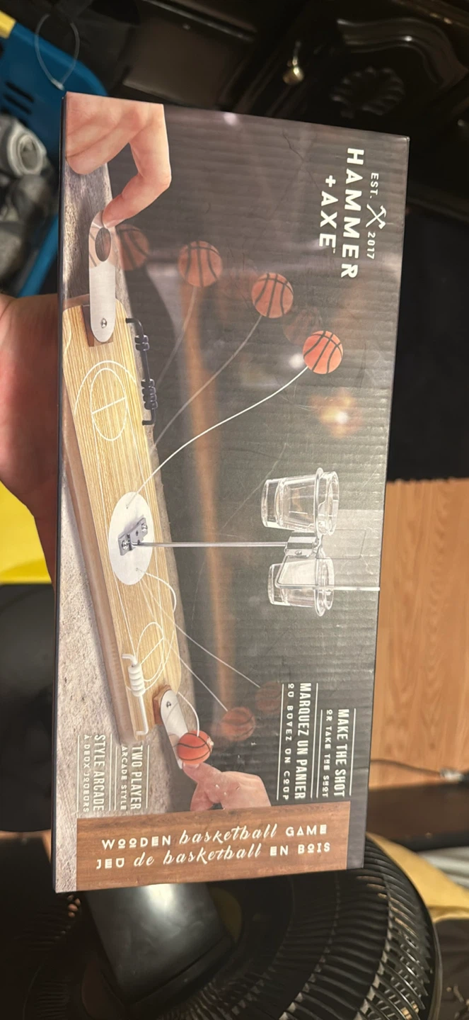 Hammer + Axe Wooden Basketball Game
