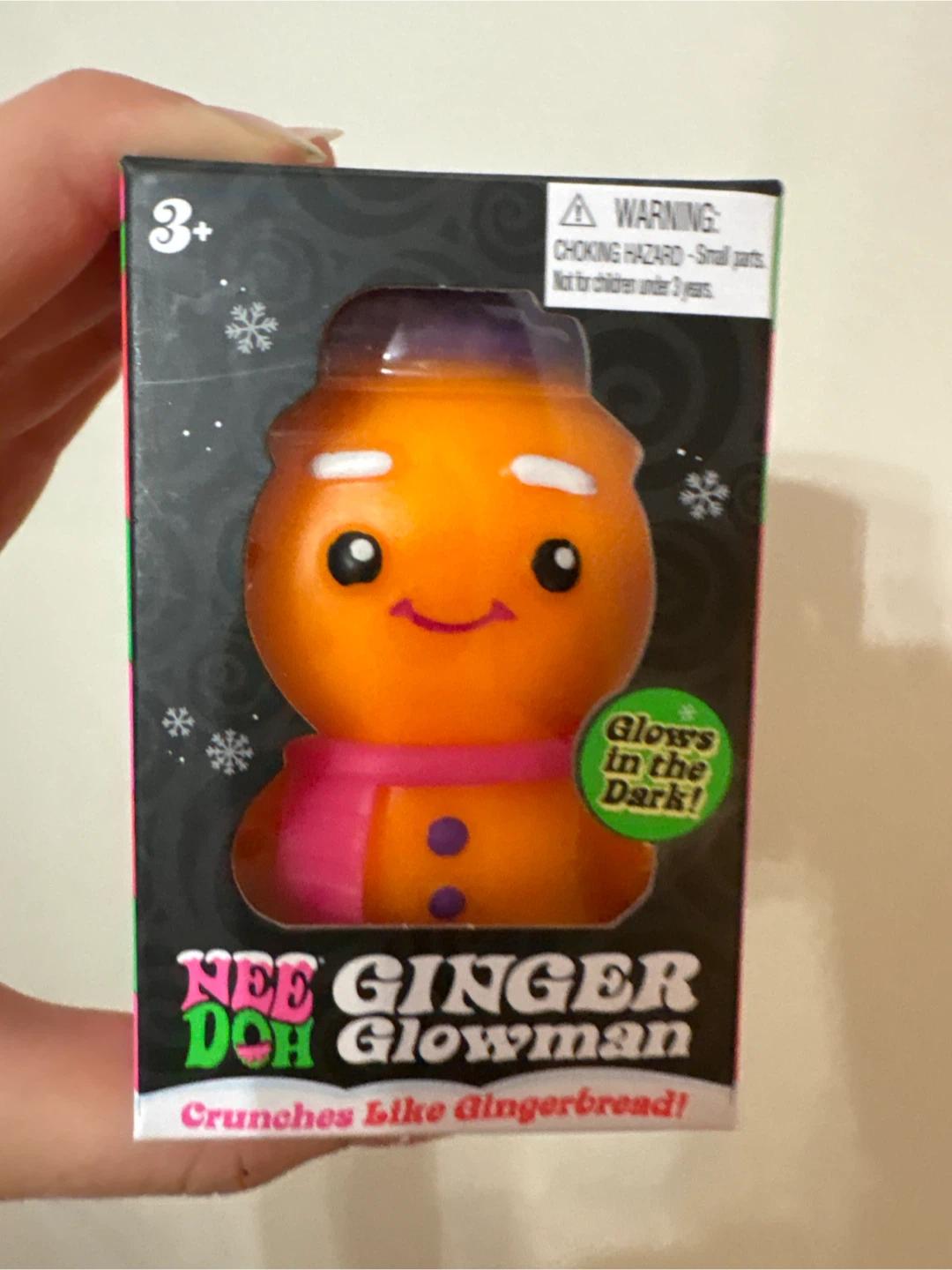 Needoh Ginger Glowman Squishmas Toy