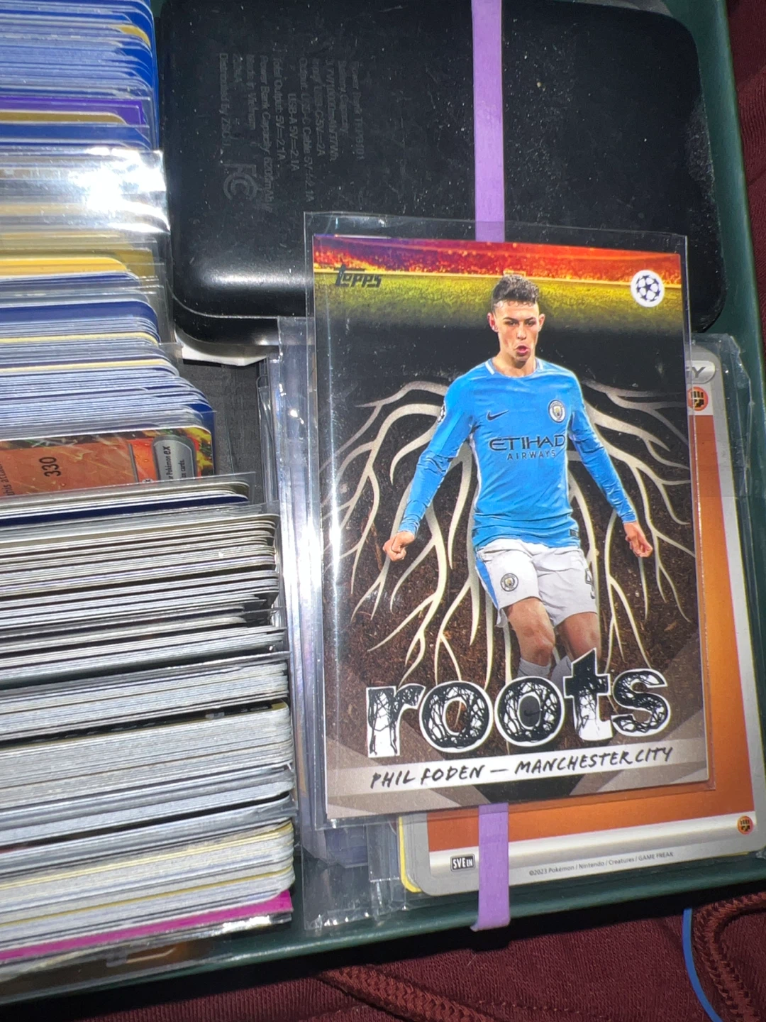 Topps Phil Foden Roots Manchester City Soccer Card