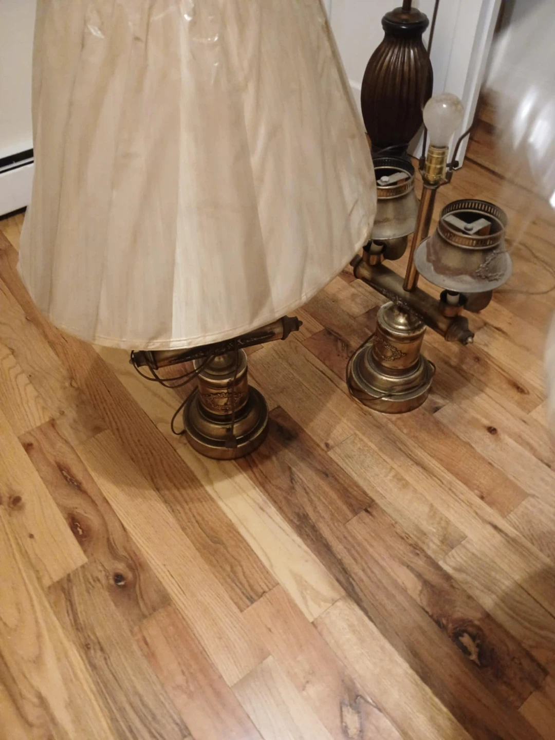 Vintage Brass Table Lamp