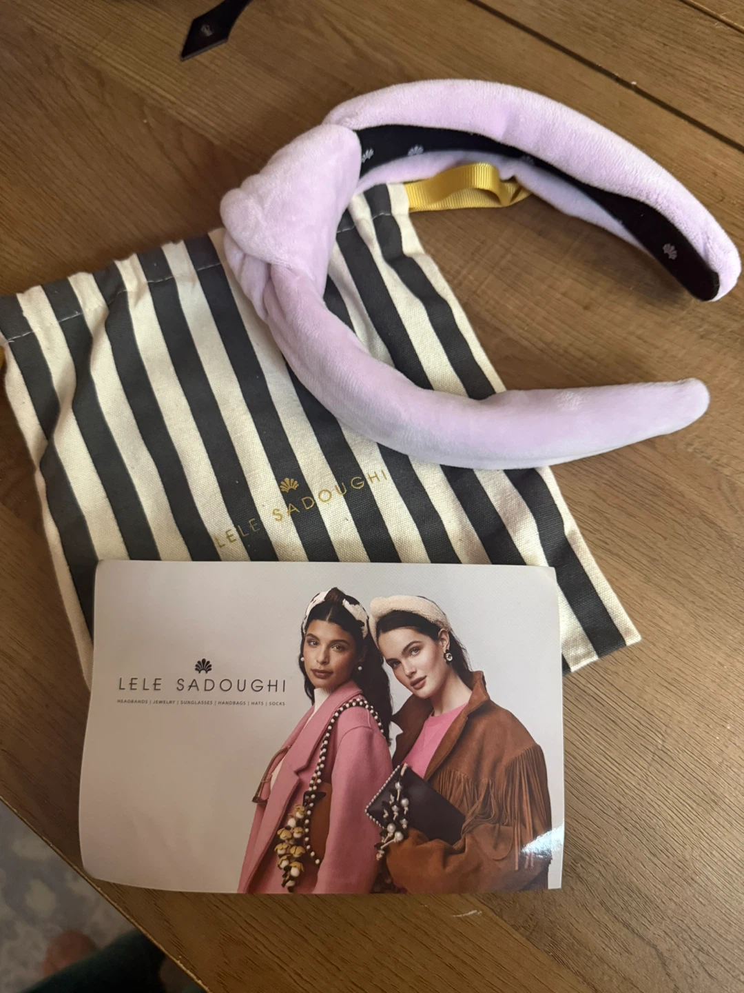 Lele Sadoughi Padded Headband - Lavender