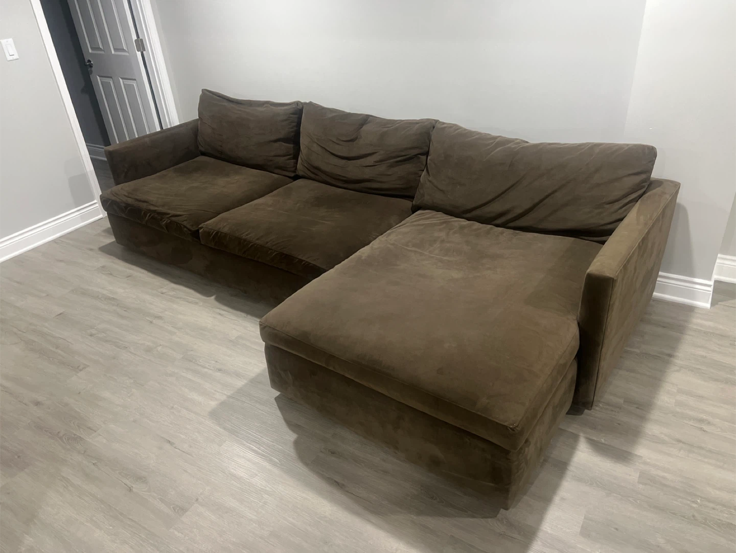 Brown Sectional Sofa