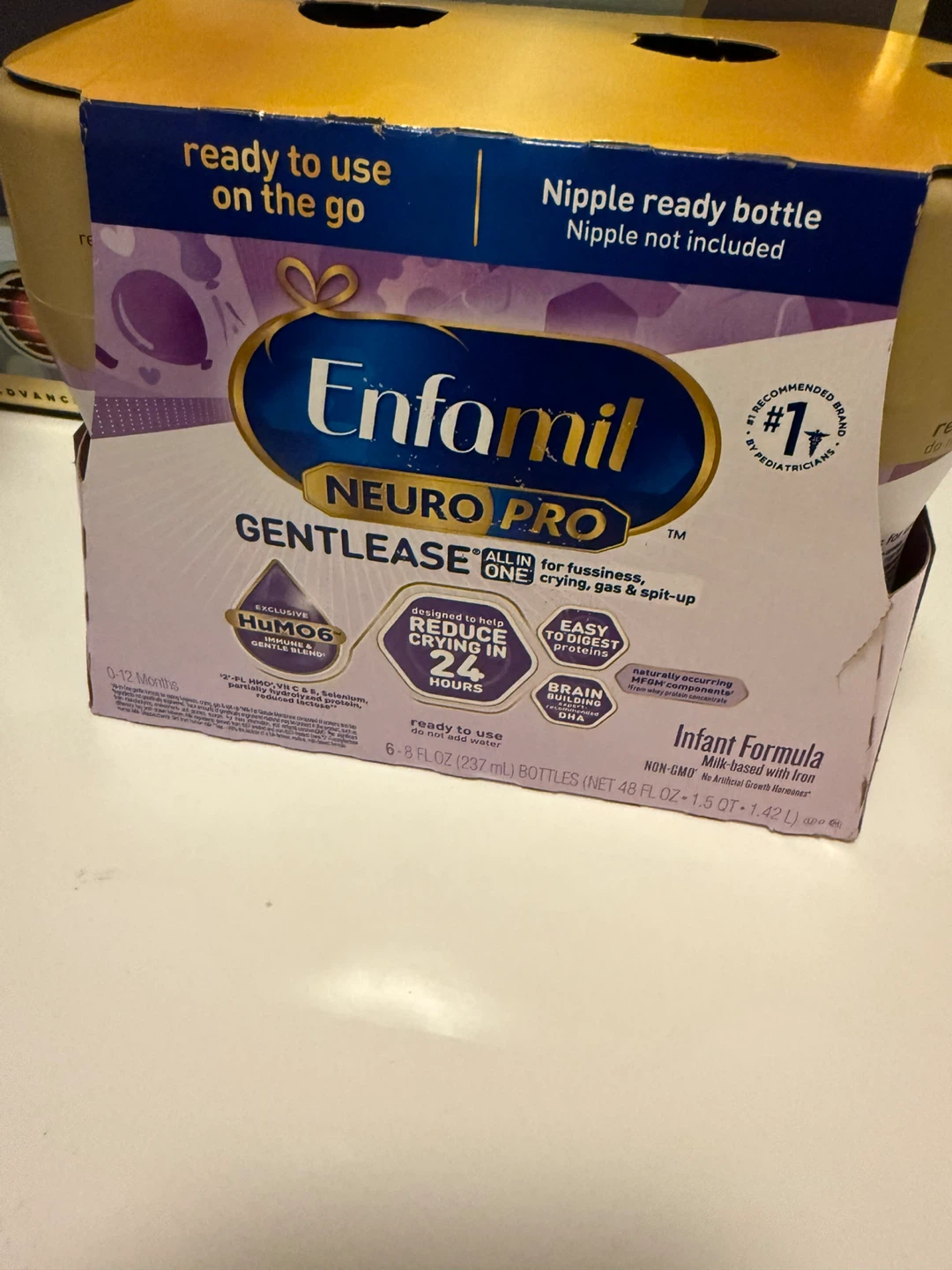 Enfamil Neuro Pro Gentlease Ready to Use Infant Formula Bottles