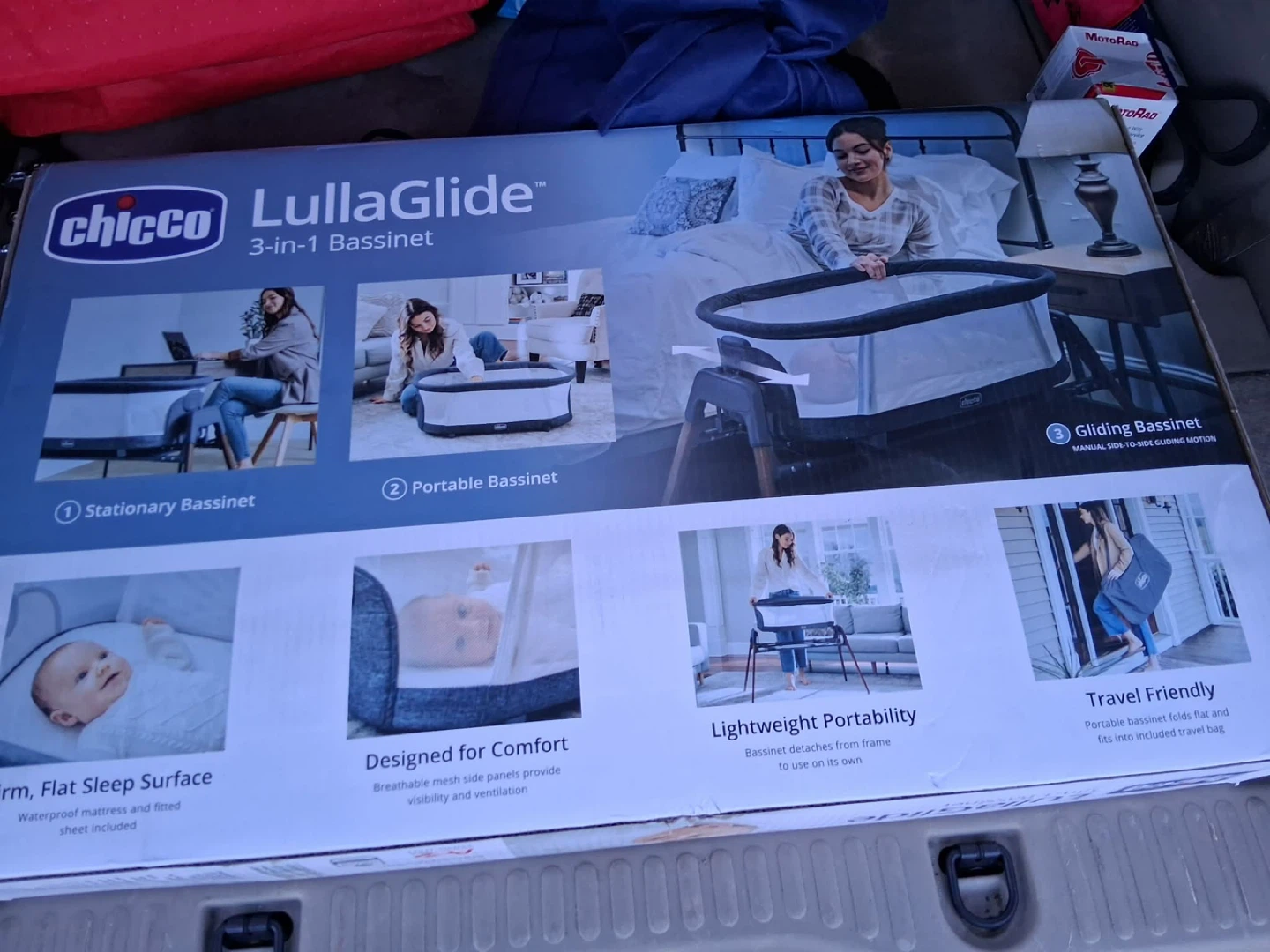 Chicco LullaGlide 3-in-1 Bassinet