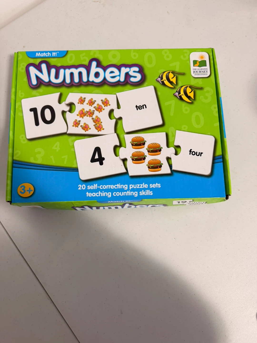 The Learning Journey Match It! Numbers Self-Correcting Puzzles
