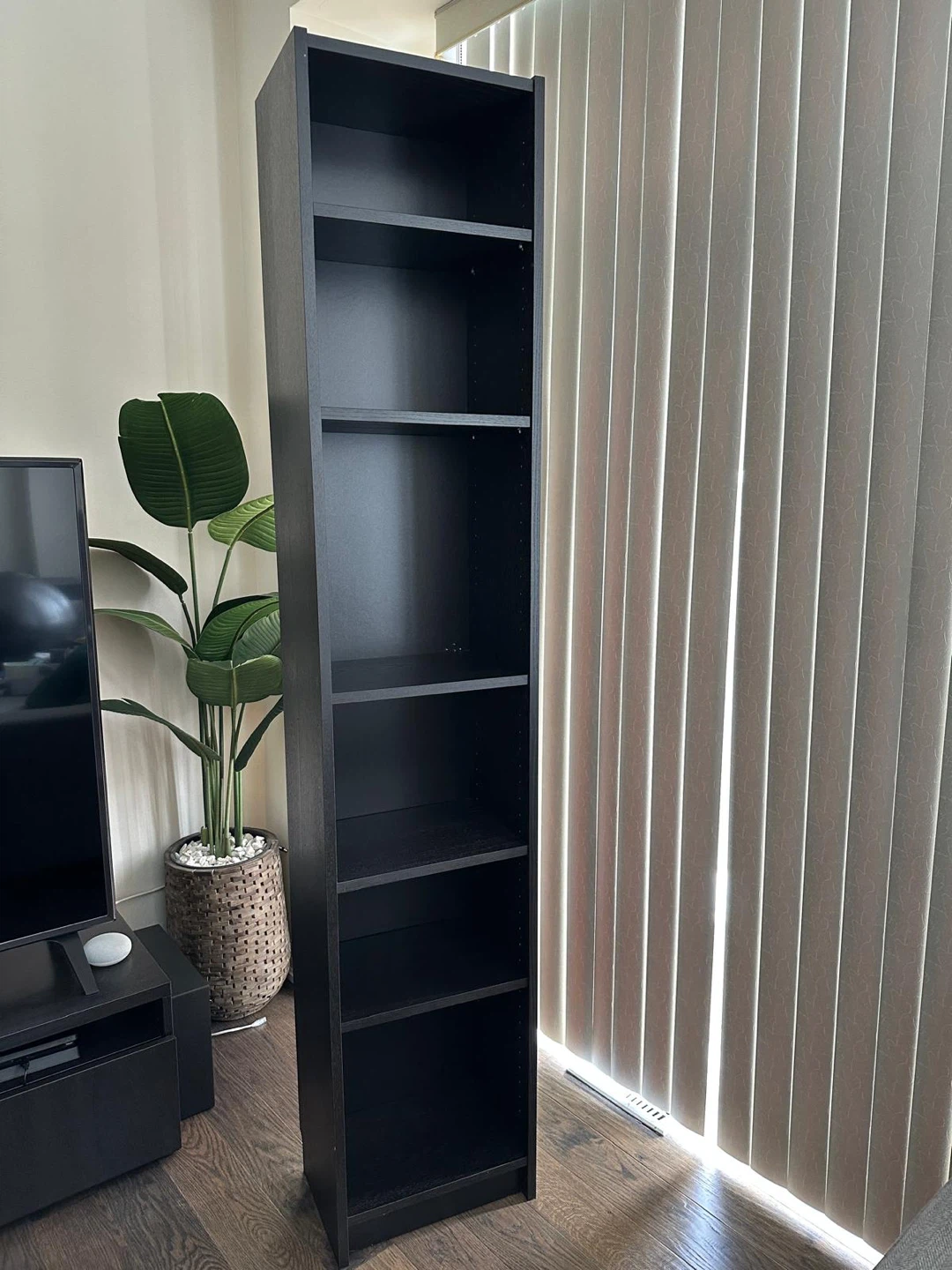 Black Tall Bookshelf