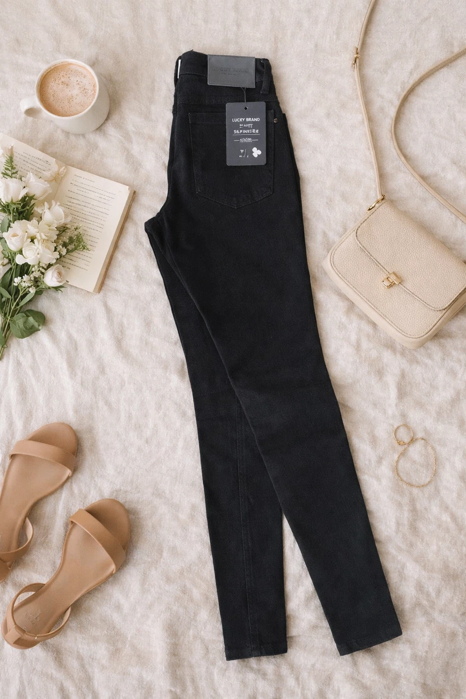 Lucky Brand Bridgette Skinny Jeans Black Size 2/26 NWT - photo 2