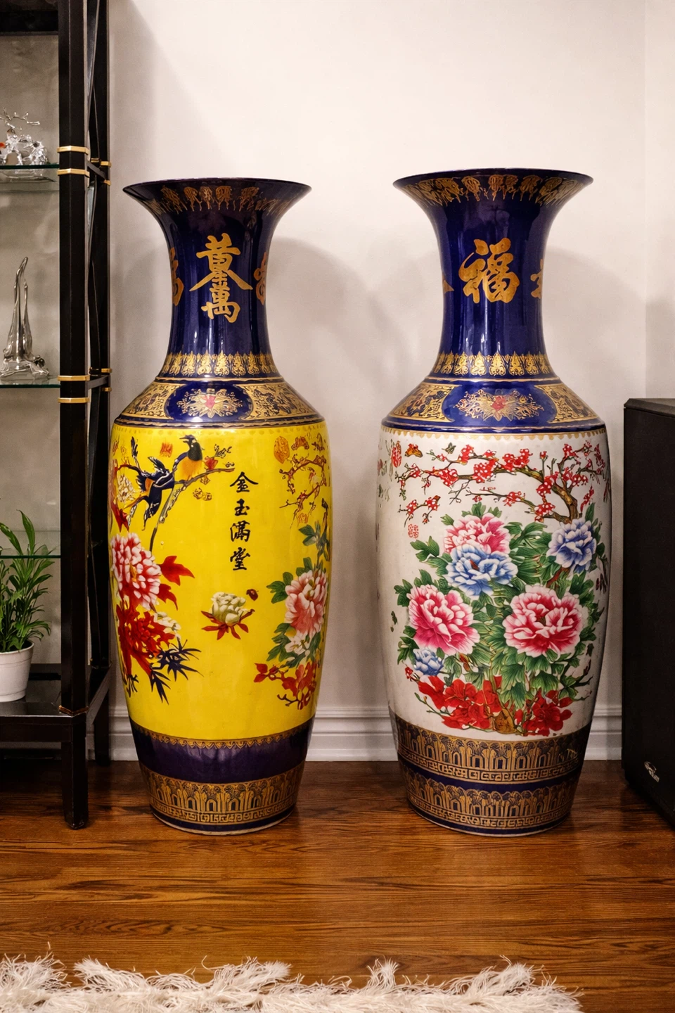Pair of Large Decorative Oriental Vases