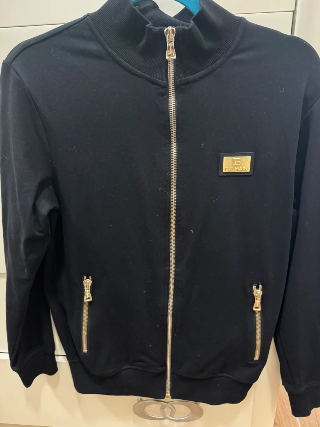 Balmain Black Track Jacket & Joggers Set - photo 3