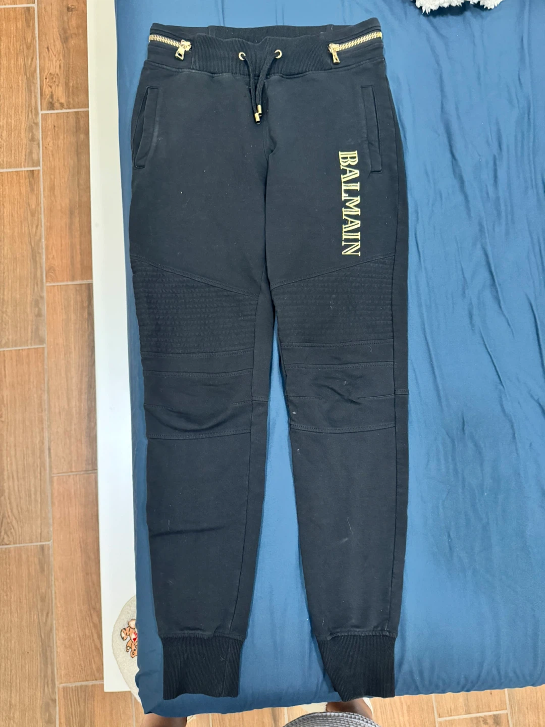 Balmain Black Track Jacket & Joggers Set - photo 2