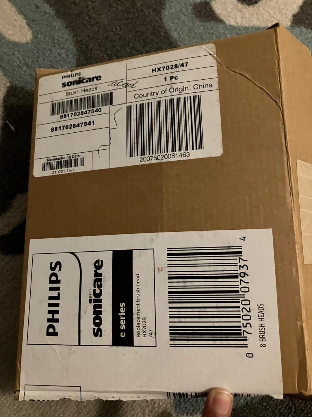 Philips sonicare e-series replacement brush head