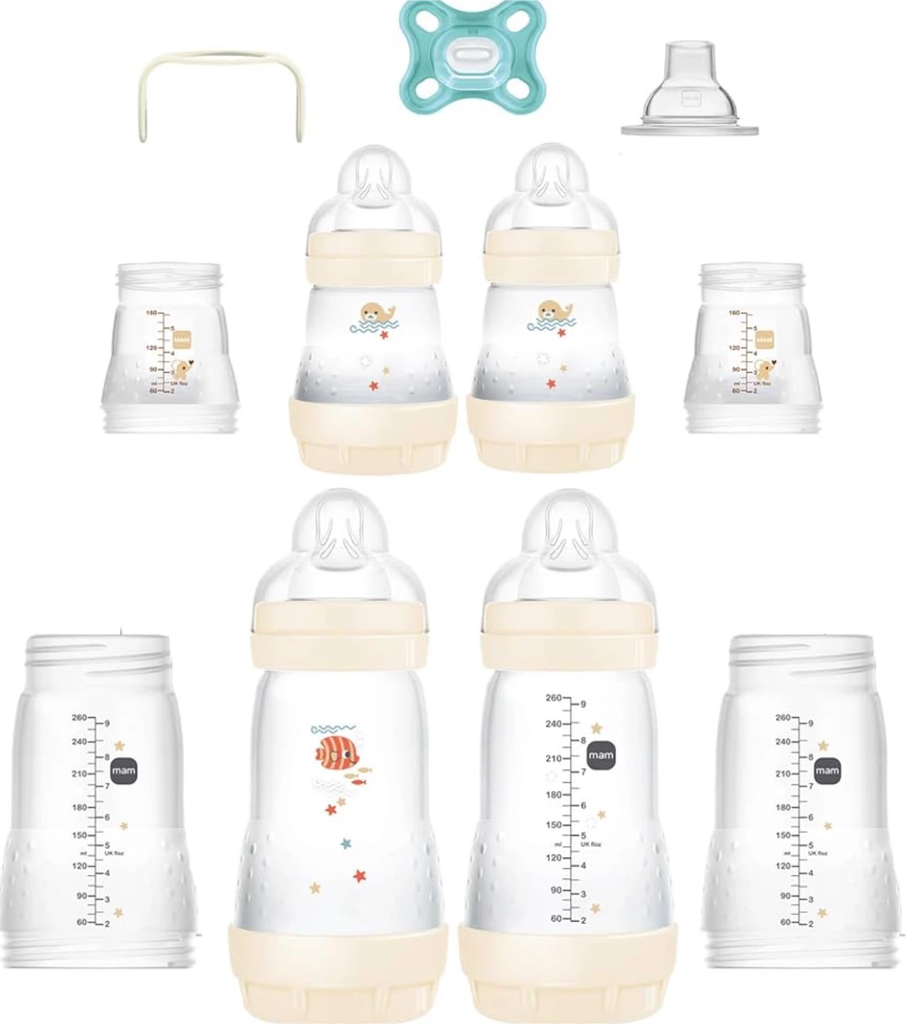 MAM Anti-Colic Baby Bottle Set with Pacifier - photo 2