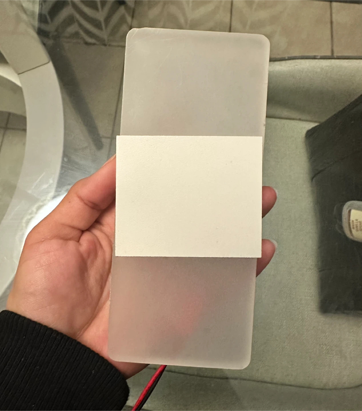 Frosted Glass Wall Sconce Light Fixture - photo 2