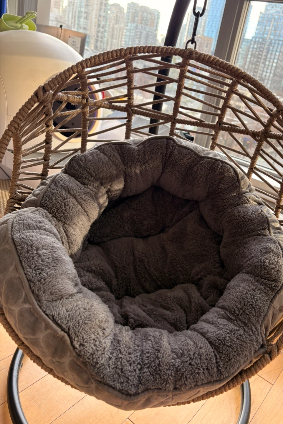 Swing Egg Bed Chair with Cushion - photo 3