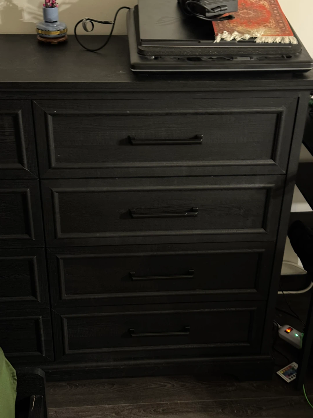 1 YEAR Black Dresser with 8 Drawers - photo 2