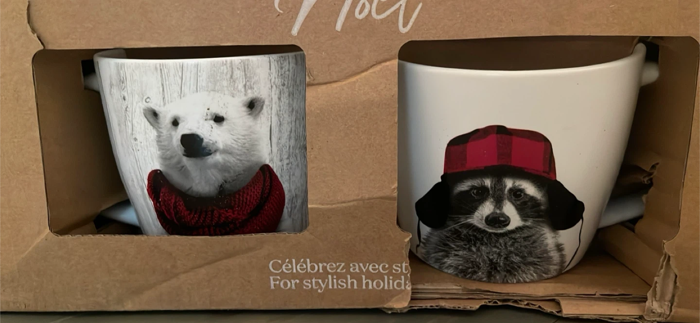 Bouclair Set of 4 Mugs with Animal Designs - photo 3