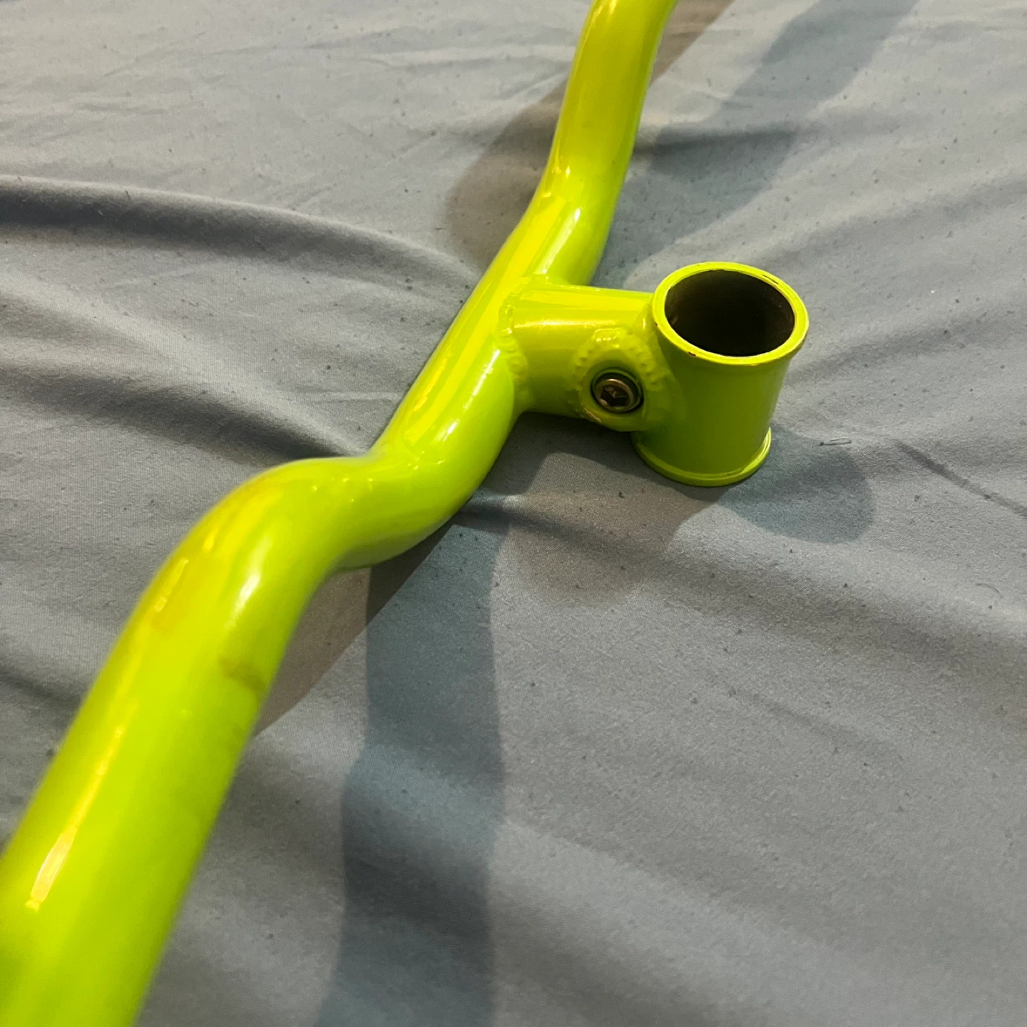 Bright Green Bicycle Handlebars - photo 2