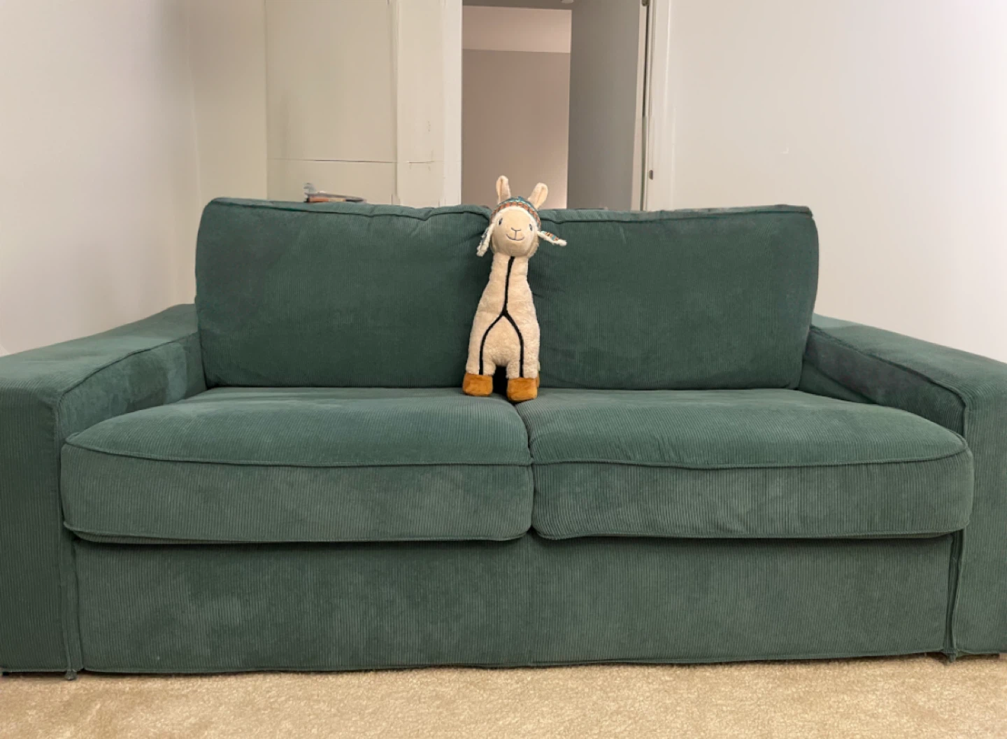 Ikea Kivik Loveseat Green Corduroy Sofa