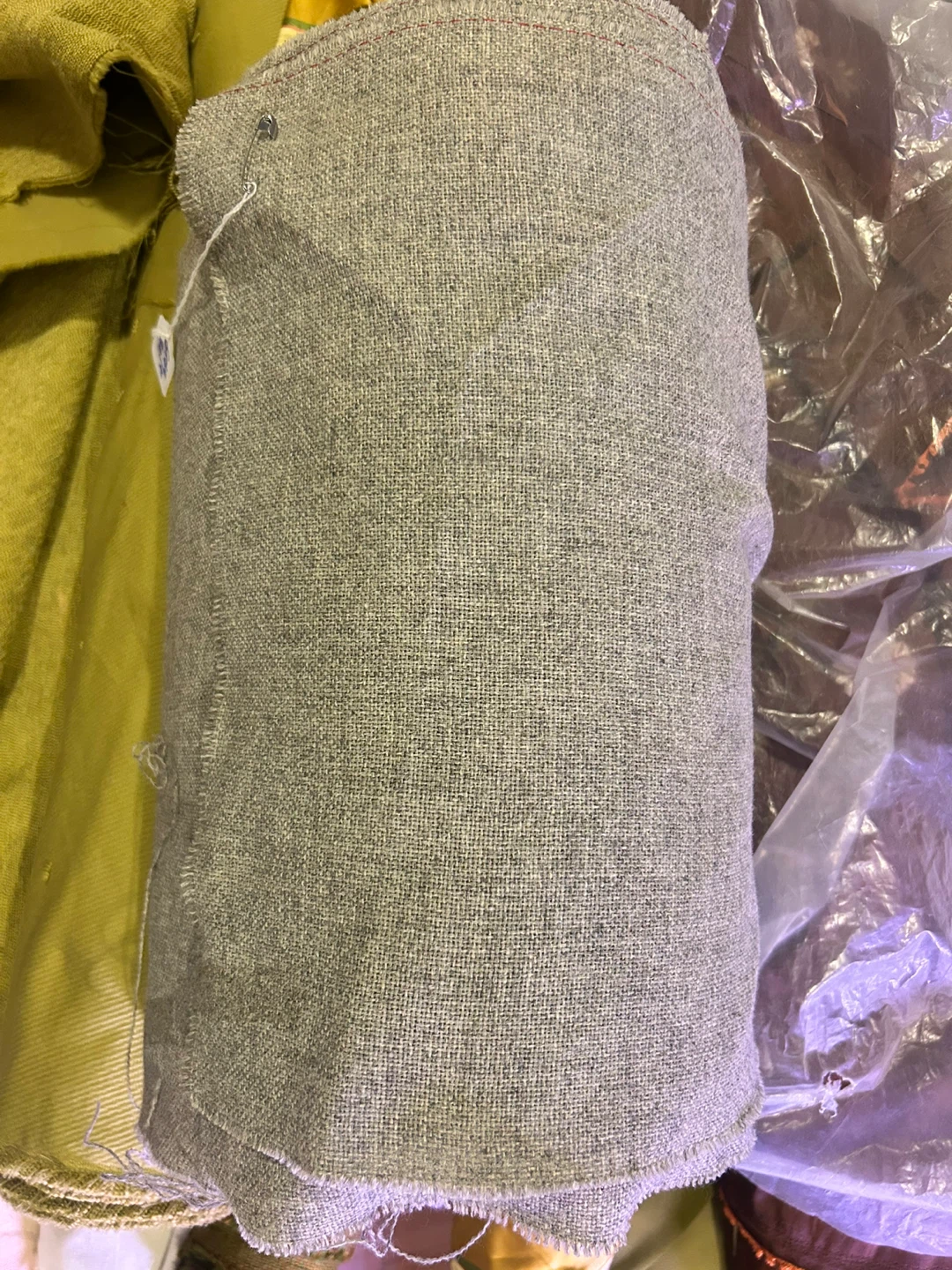 Grey Fabric Bolt