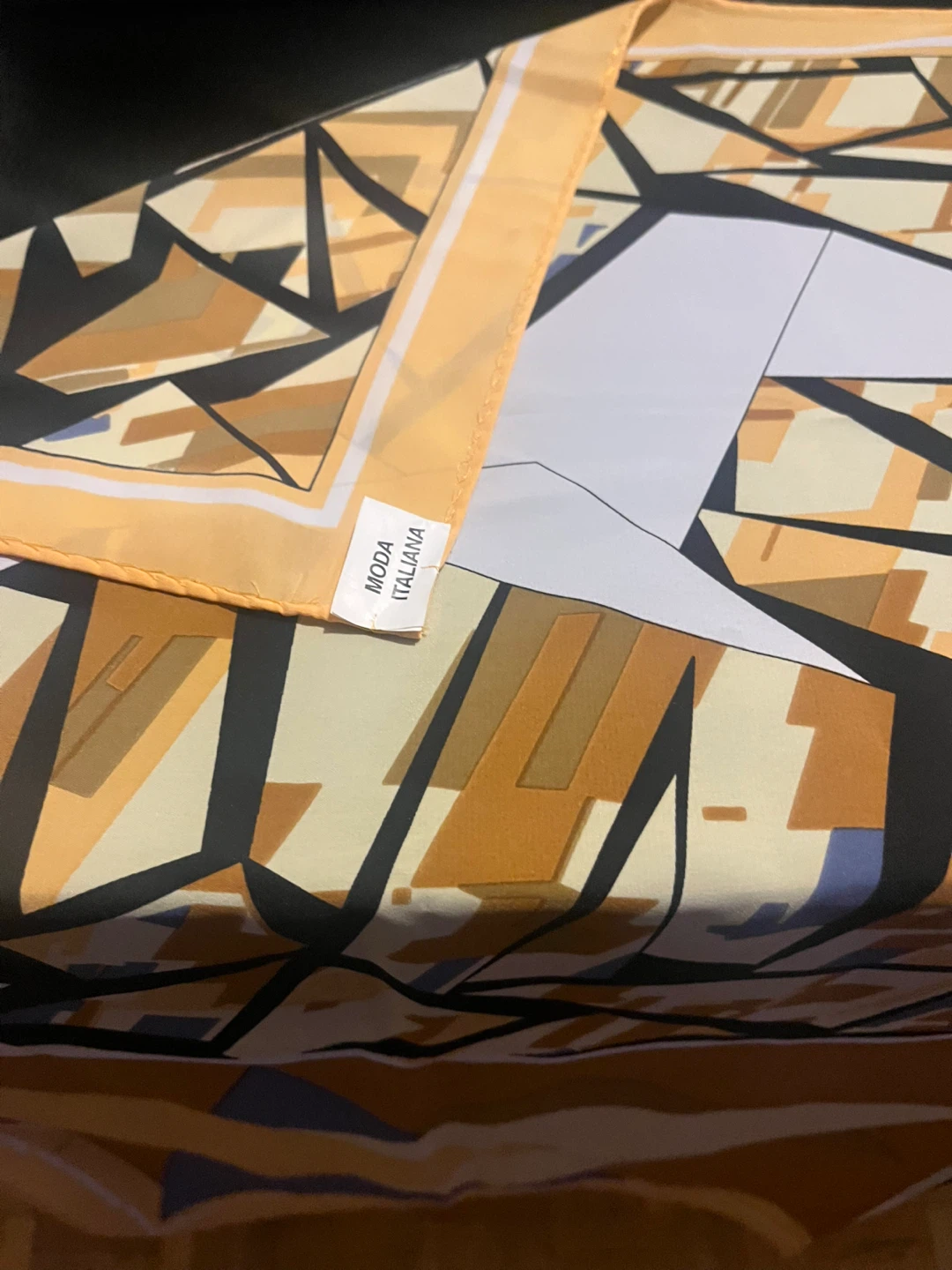 Passigatti Silk Scarf - Abstract Geometric Print