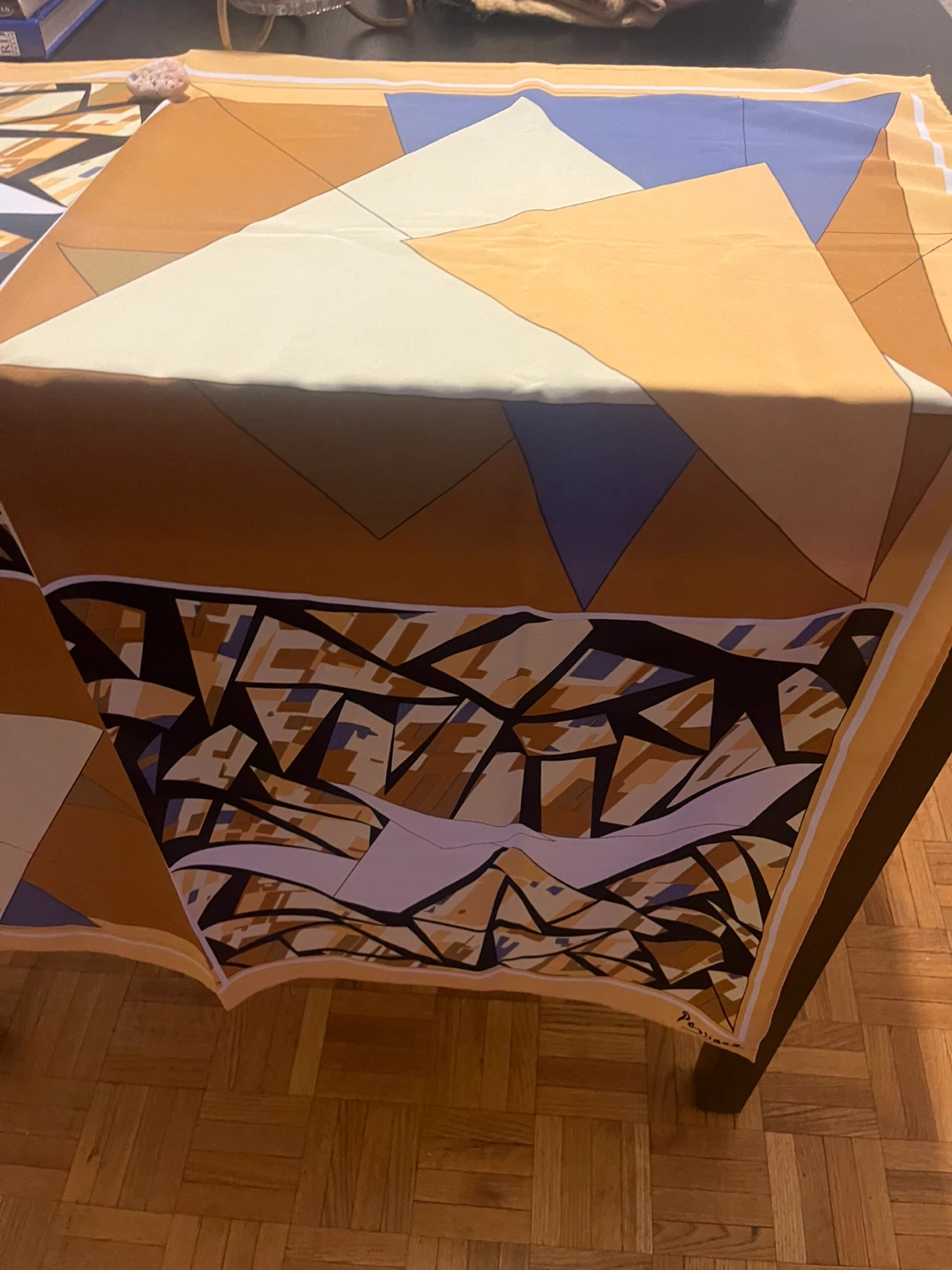 Passigatti Silk Scarf - Abstract Geometric Print - photo 5
