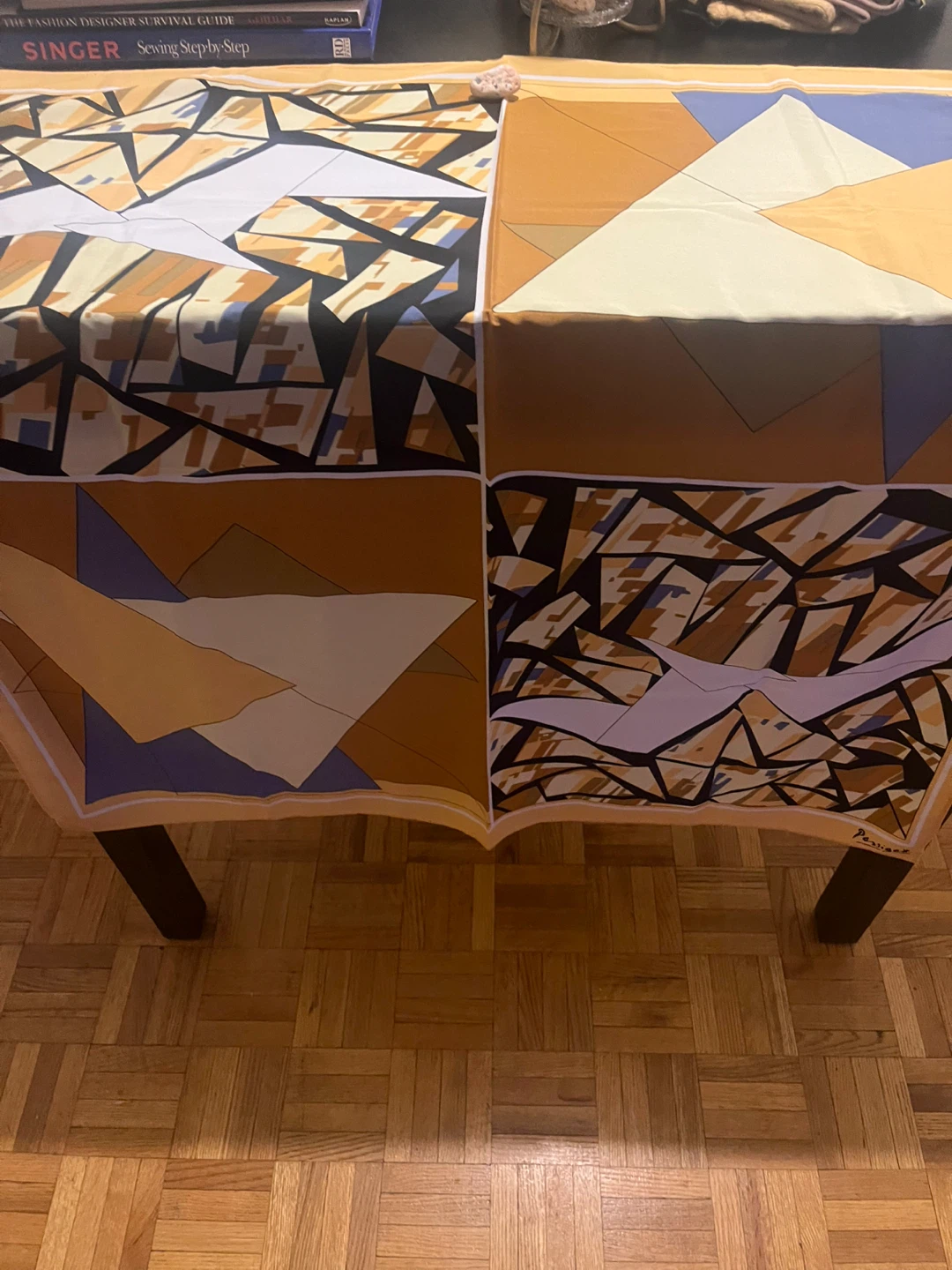 Passigatti Silk Scarf - Abstract Geometric Print - photo 4
