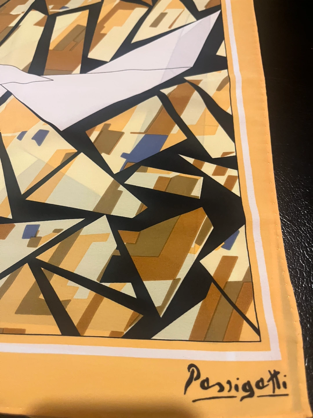 Passigatti Silk Scarf - Abstract Geometric Print - photo 2