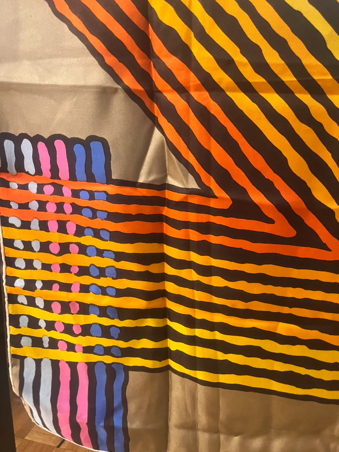 Ted Lapidus Paris Scarf rare vintage silk scarf high-quality - photo 3