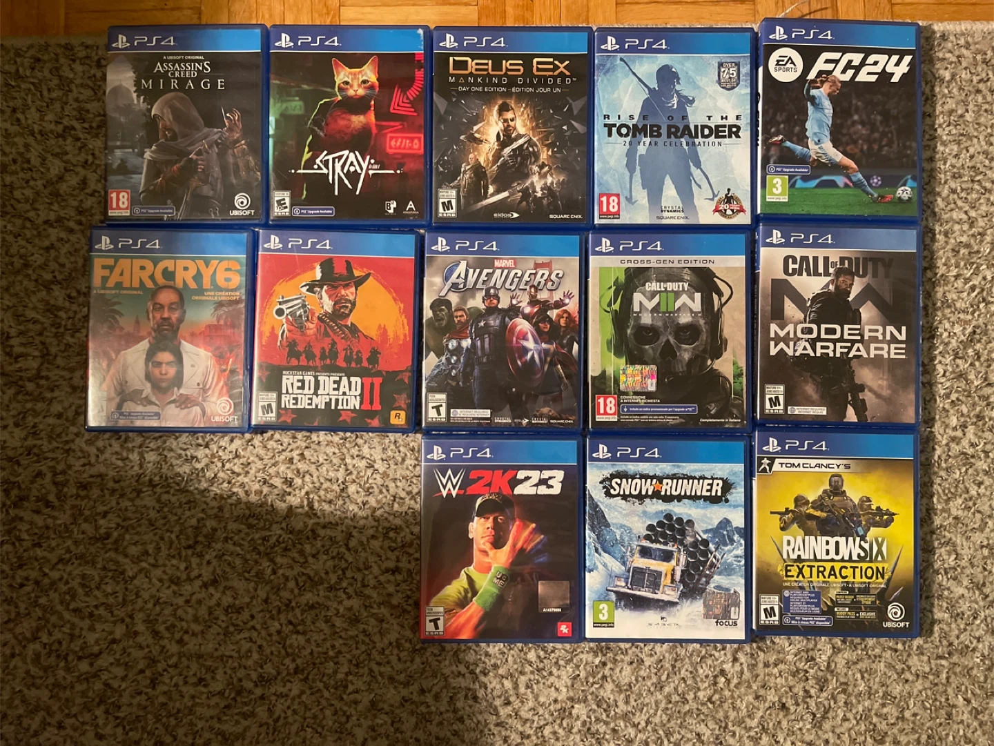 PlayStation 4 Video Games Lot