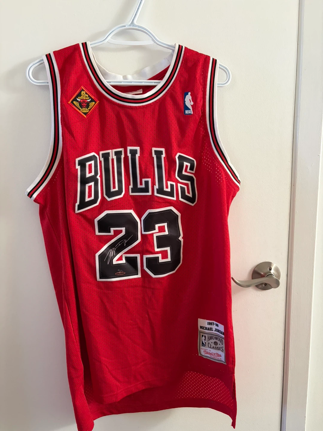 Chicago bulls men’s jersey Mitchel and ness