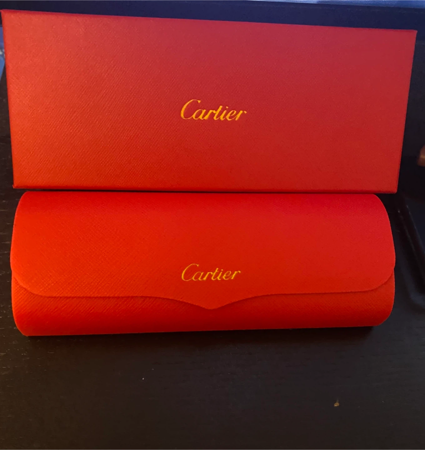 Cartier Glasses Case with Pouch and Box - photo 2