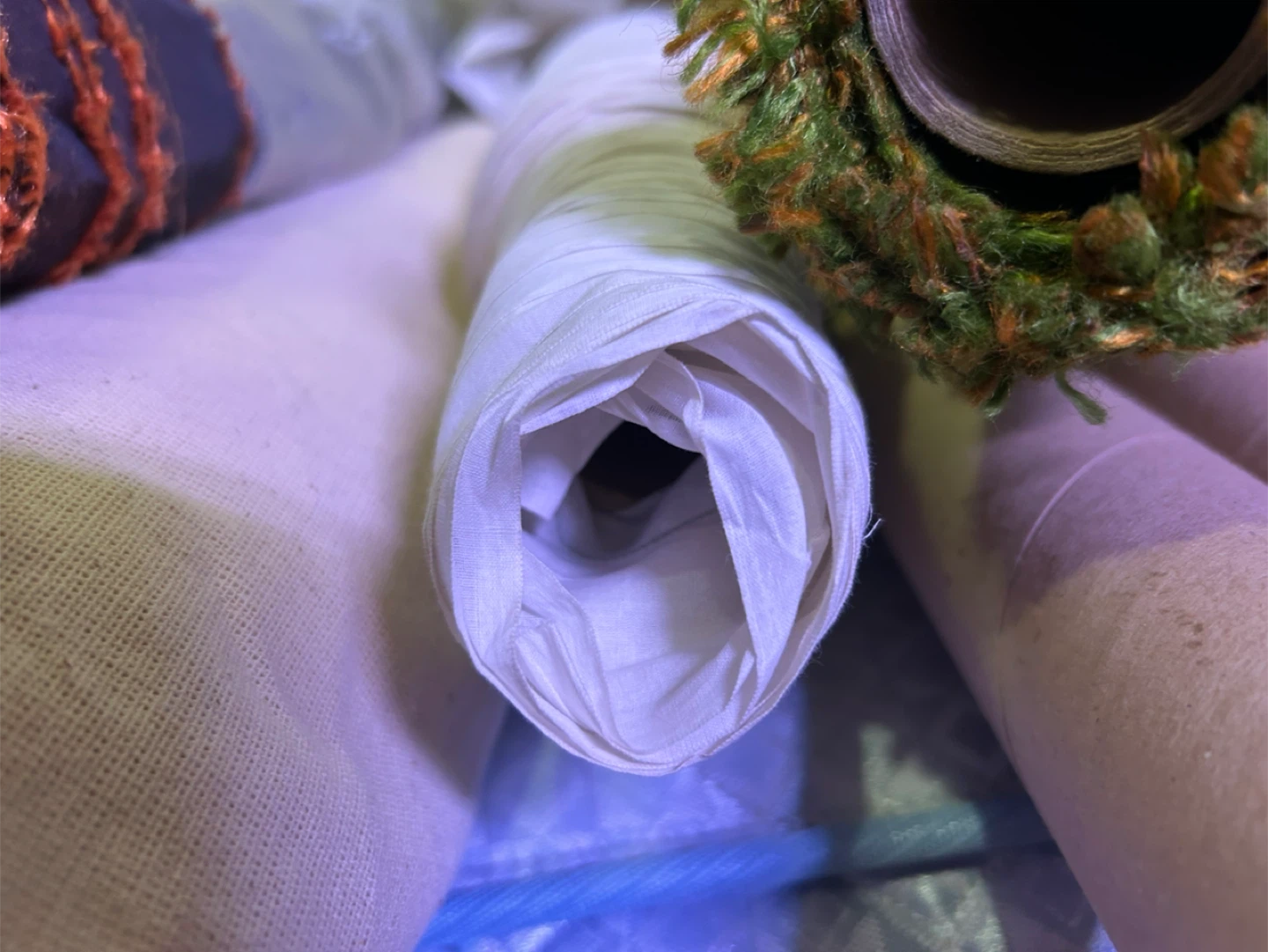 Light Green Floral Embroidered Fabric - photo 2