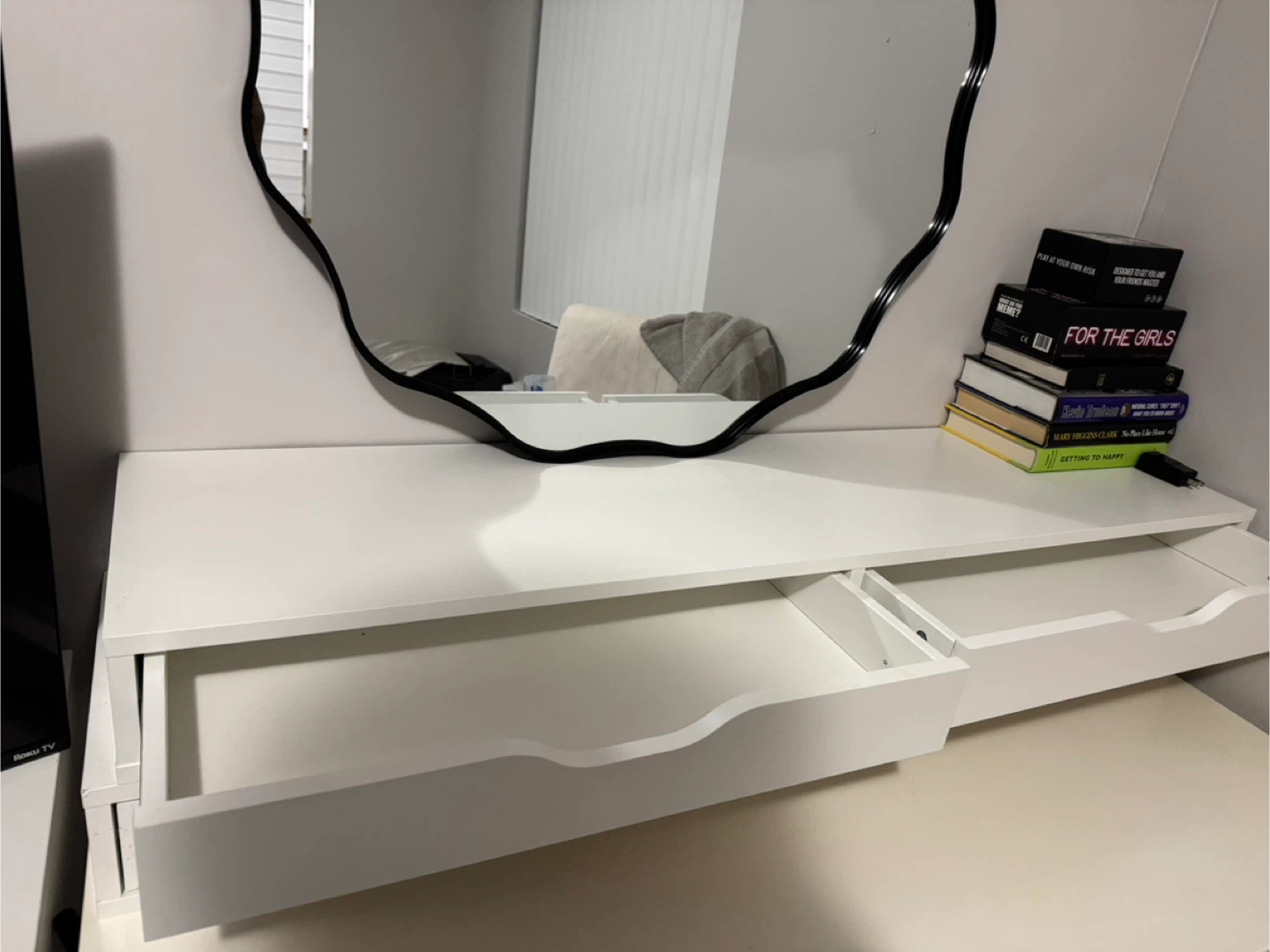 IKEA EKBY ALEX Shelf with 2 drawers, white - photo 3