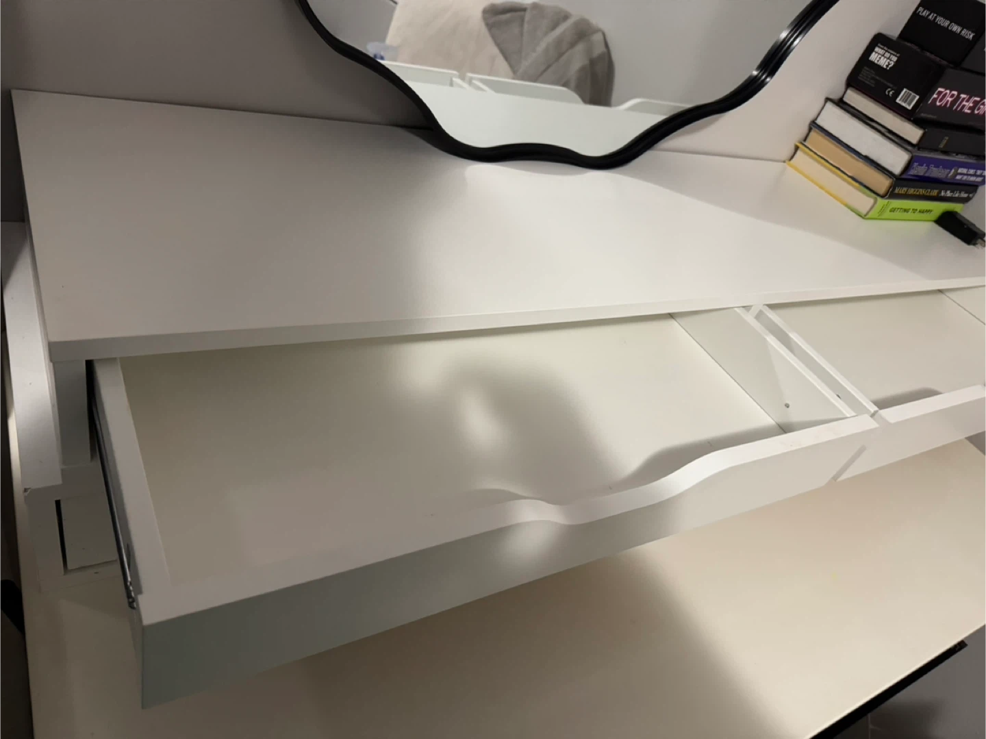 IKEA EKBY ALEX Shelf with 2 drawers, white - photo 2