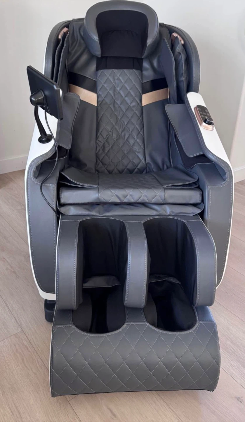 Full Body Massage Chair - White and Grey - photo 2