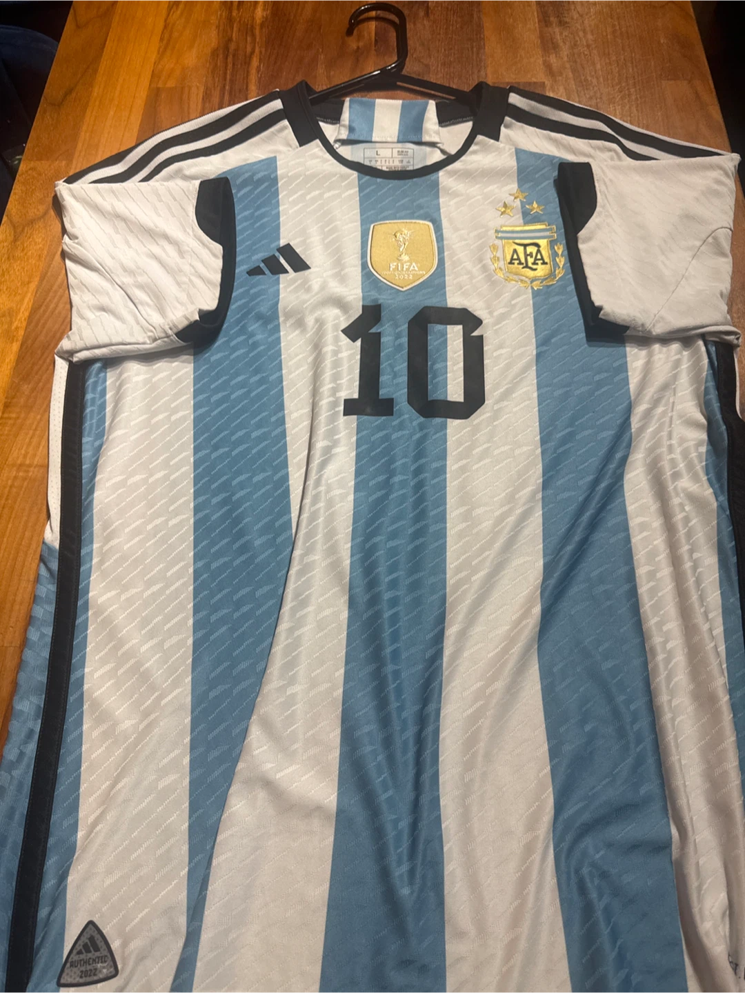 Argentina National Football Team Messi #10 Jersey large