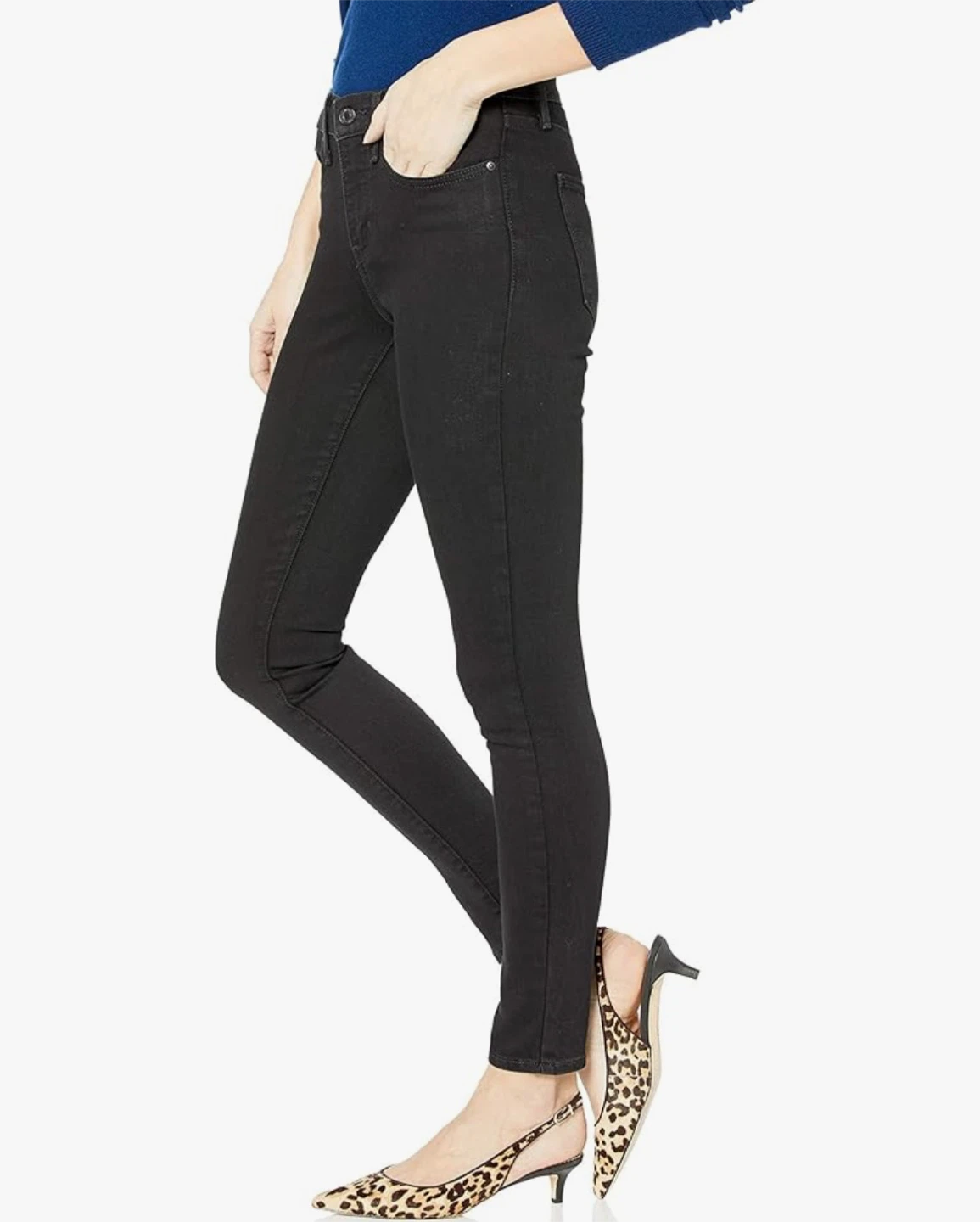 Levi's Women's 311 Shaping Skinny Jeans Black Size 33 L28 - photo 4
